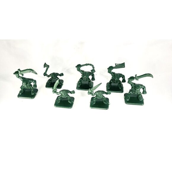 Set 7 HeroQuest Classic Orcs Miniature Monsters 89-91 Greenskins Goblins Fimirs - Picture 2 of 3